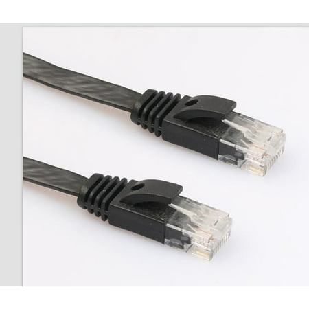 FLAT Ethernet CAT6 Network Cable Patch Lead RJ45 for Smart TV/PS4/Xbox Wholesale